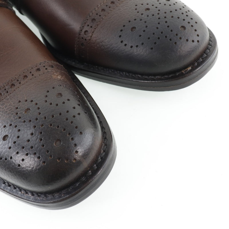 【DOUCAL'S】ドゥーカルス
 ビジネスシューズ ドレスシューズ
 ダブルモンクストラップ レザー 茶 Business shoes メンズ