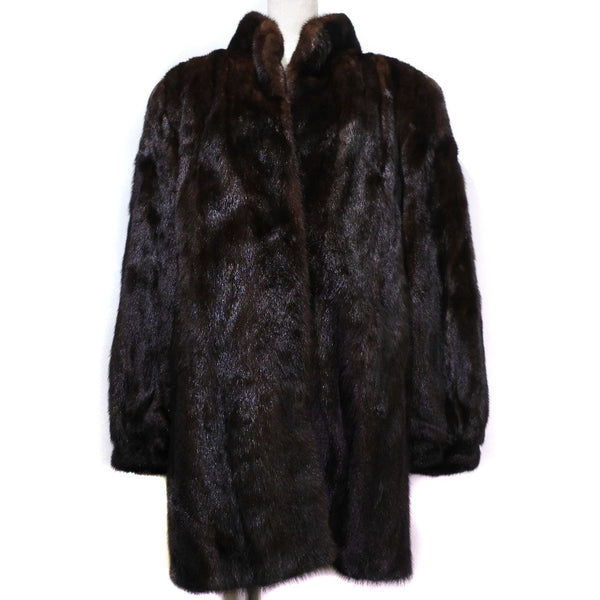[Saga Mink] Sagamink 
 Long coat fur coat 
 Mink tea Long COAT Ladies