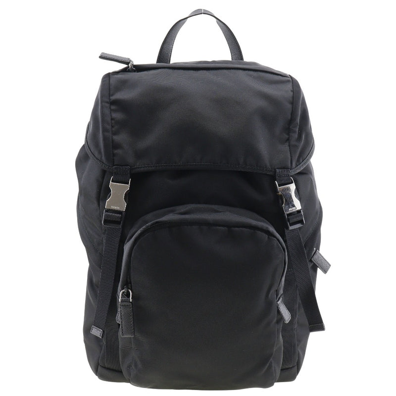 [Prada]PRADA Backpack・ DAYPACK 2VZ135 NYLON NEO NERO肩部手提包2Way A4襟翼中性A级