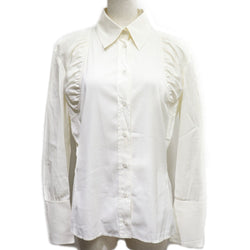 [Gucci] Gucci 
 Camisa de vestir 
 Sherling 117690.zf026 Algodón x poliéster x poliuretano camisa de vestir blanca damas