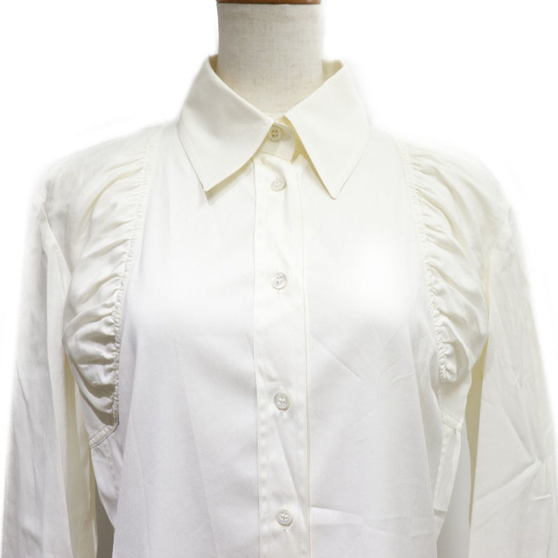 [Gucci] Gucci 
 Camisa de vestir 
 Sherling 117690.zf026 Algodón x poliéster x poliuretano camisa de vestir blanca damas