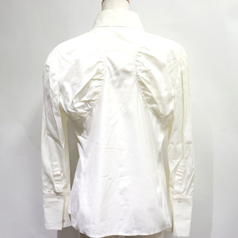 [Gucci] Gucci 
 Camisa de vestir 
 Sherling 117690.zf026 Algodón x poliéster x poliuretano camisa de vestir blanca damas