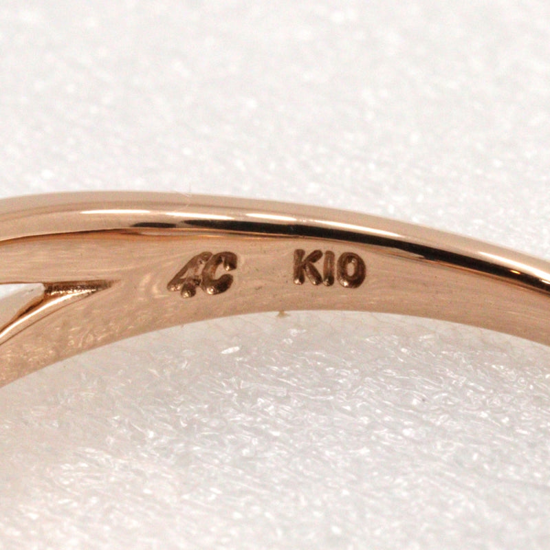 [4 ℃] Yon Sea 
 No. 11.5 anillo / anillo 
 K10 dorado rosa aproximadamente 2.1g damas un rango