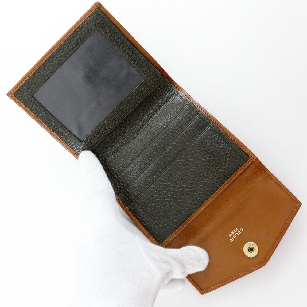 かまぼこ CELINE 二つ折り財布 マカダム柄がま口二つ折り財布ヴィンテージ|セリーヌ CELINE - 【公式