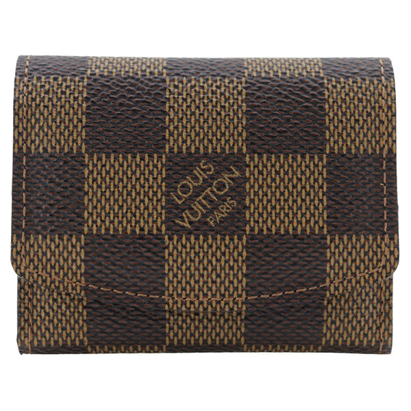 【LOUIS VUITTON】ルイ・ヴィトン
 カフスケース その他雑貨
 M64681 ダミエキャンバス 茶 MI0088刻印 Cufflink case メンズAランク