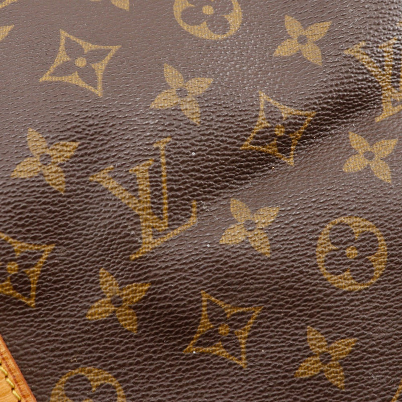 【LOUIS VUITTON】ルイ・ヴィトン
 サックショッピング ショルダーバッグ
 ラージ M51109 モノグラムキャンバス 茶 NO0920刻印 肩掛け A4 オープン Sac shopping レディースB-ランク