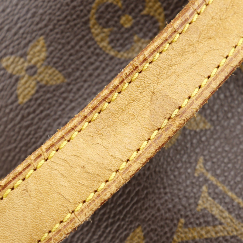 【LOUIS VUITTON】ルイ・ヴィトン
 サックショッピング ショルダーバッグ
 ラージ M51109 モノグラムキャンバス 茶 NO0920刻印 肩掛け A4 オープン Sac shopping レディースB-ランク