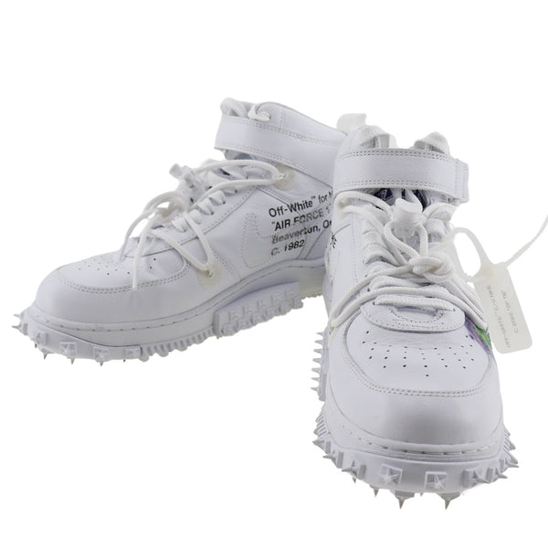 [耐克]耐克 
 空军1中运动鞋 
 白色X Nike Graffiti DR0500-100皮革白色空军1中男子