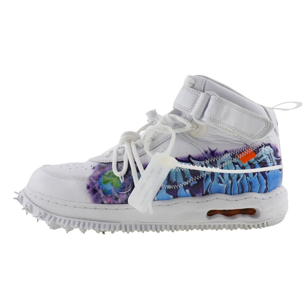 [Nike] Nike 
 Fuerza Aérea 1 Medias de zapatillas 
 Off White X Nike Graffiti DR0500-100 Leather White Air Force 1 Mid Men A Rank