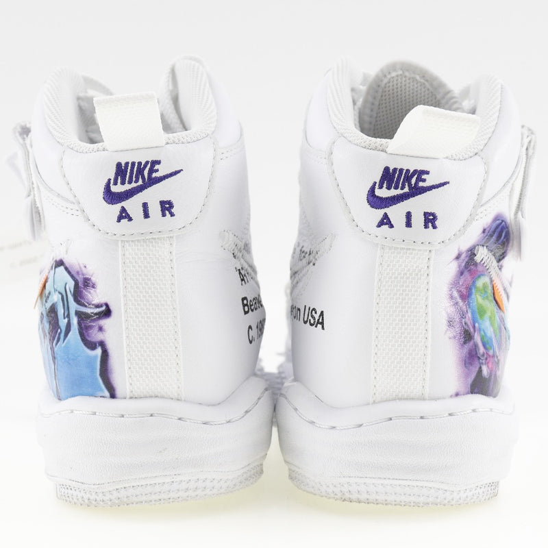 [Nike] Nike 
 Air Force 1 mid sneakers 
 Off White x Nike Graffiti DR0500-100 Leather White AIR FORCE 1 Mid Men A Rank