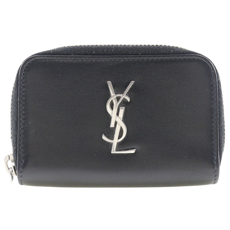 [圣洛朗·巴黎]太阳洛朗 
 YSL徽标硬币盒 
 Cassandra 535411小腿黑色紧固件YSL徽标男女
