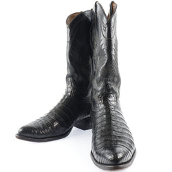 [Tony Lama] Tony Lama 
 Botas occidentales 
 8675 Botas de cuero Black Western Boots para hombres