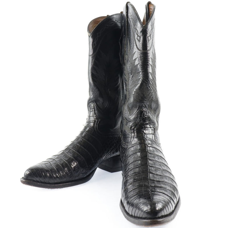 [Tony Lama] Tony Lama 
 Bottes occidentales 
 8675 en cuir bottes occidentales noires hommes