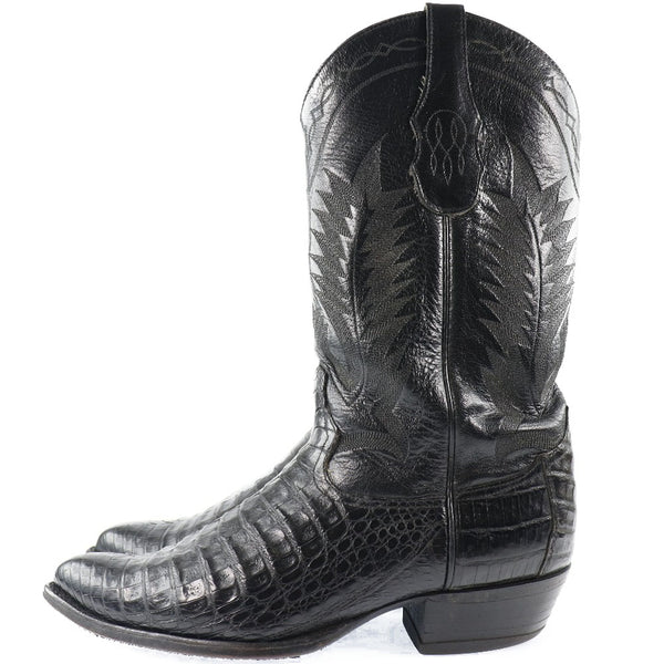 [Tony Lama] Tony Lama 
 Bottes occidentales 
 8675 en cuir bottes occidentales noires hommes