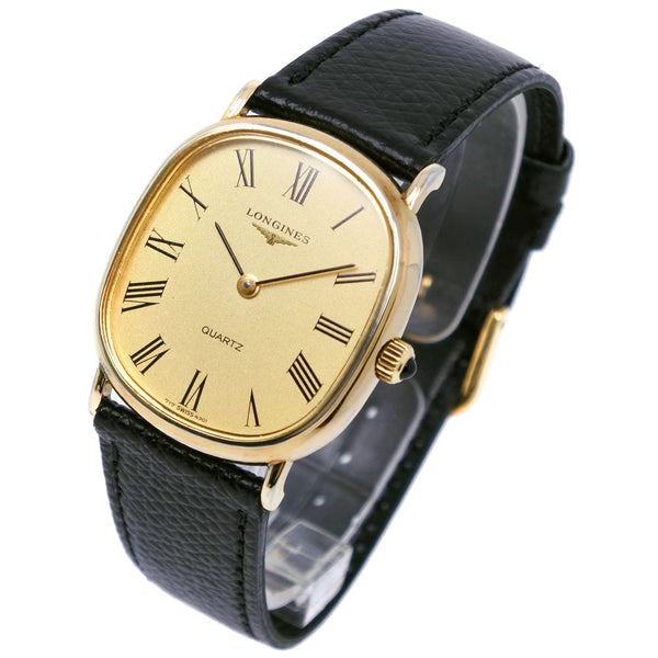 [朗廷斯]朗廷斯 
 手表 
 金色镀金X不锈钢X皮革石英模拟显示金表盘男士