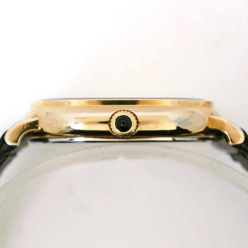 [朗廷斯]朗廷斯 
 手表 
 金色镀金X不锈钢X皮革石英模拟显示金表盘男士