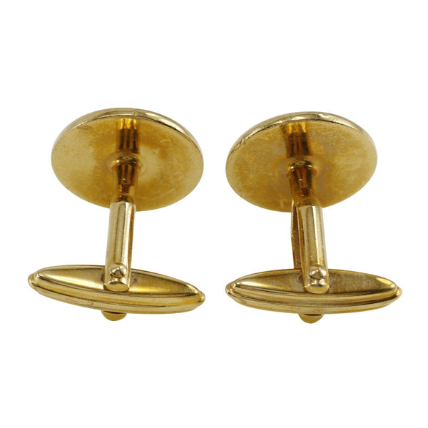 [Dunhill] Dunhill round d logo cufflinks