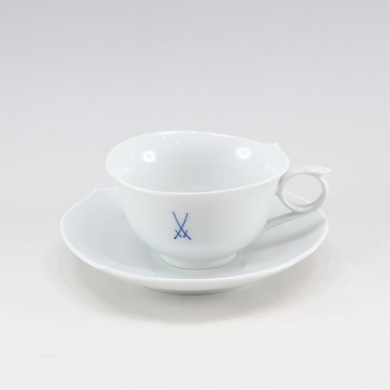 [Meissen] Meissen 
 双剑标记表 
 茶杯和碟子X 2 825001/28633瓷器双剑_S等级