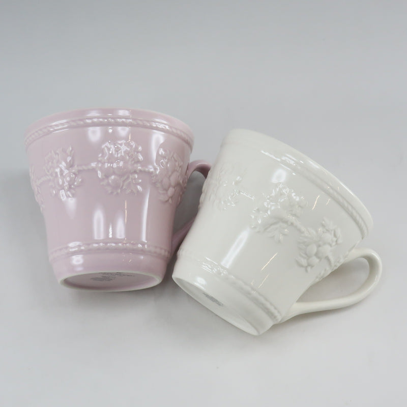 [wedgwood]韦奇伍德 
 节日餐具 
 杯子×2白色和粉红色节日_等级