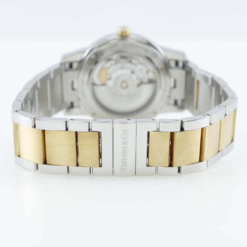 [Tiffany & Co.]TIFFANY&Co. Atlas Dome Watch Gold & Steel Silver/Gold Automatic Wind 아날로그 디스플레이 화이트 다이얼 Atlas Dome Men A Rank