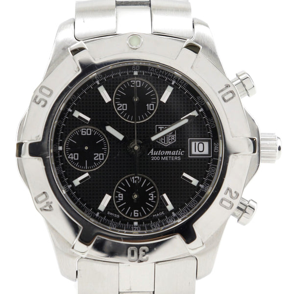 [TAG HEUER] TAG Hoire Exclusive Watch CN2111-0 Stainless Steel Mechanical Automatic Chronograph black dial EXCLUSIVE Men