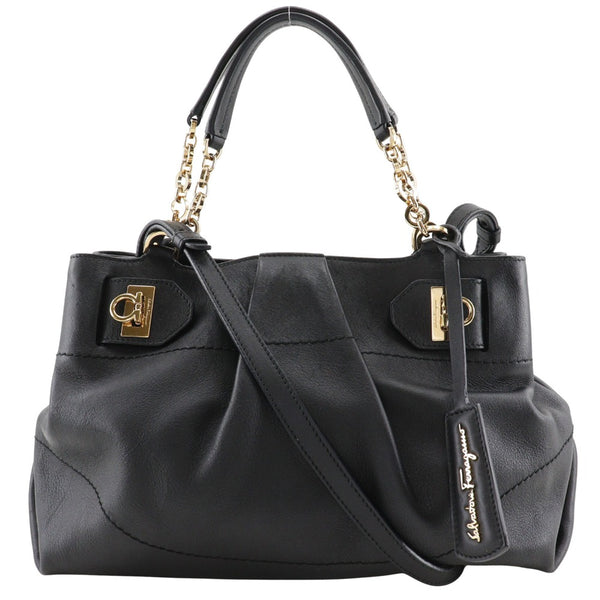[Salvatore Ferragamo]Sac à main Salvatore Ferragamo Florence Gancini 
 EE-21 D477