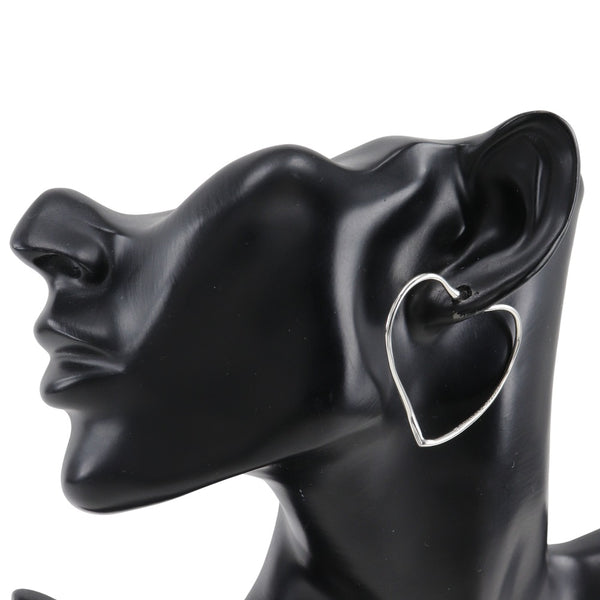 [TIFFANY&Co.]TIFFANY&Co.
 Open Heart Earrings 
 Elsa Peretti Silver 925 Heart Approx. 5.3g Open heart Women's A-rank