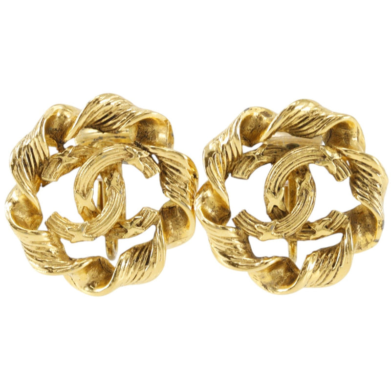 [CHANEL] Chanel round COCO Mark Earring