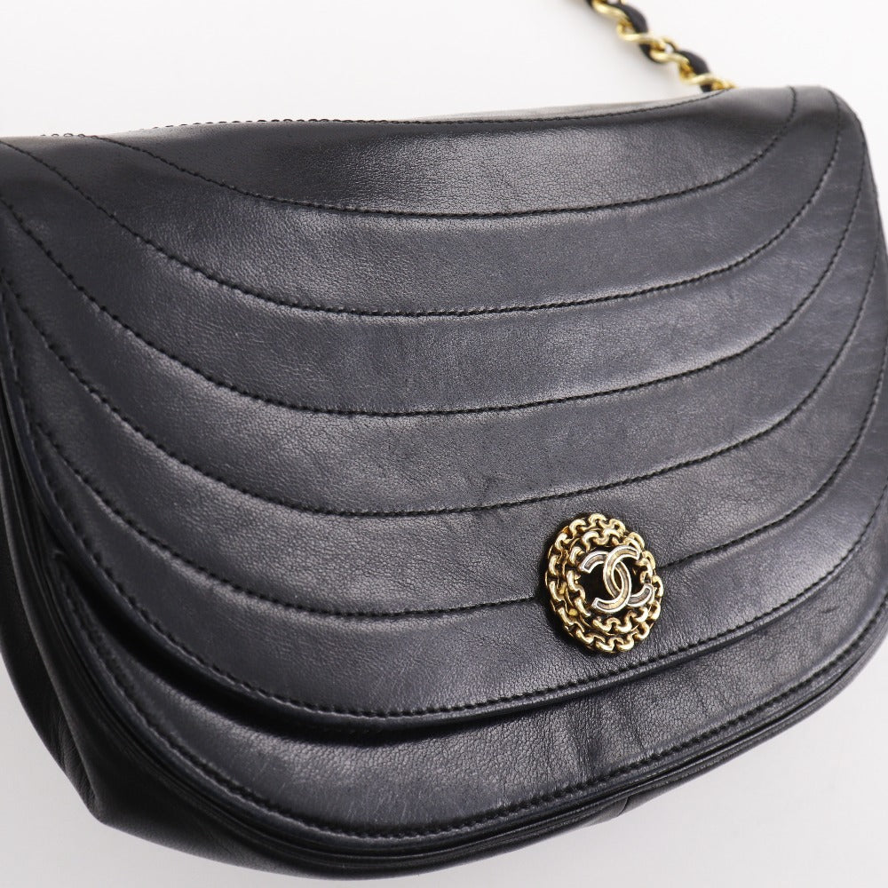 CHANEL】シャネル ハーフムーンチェーンショルダー ショルダーバッグ