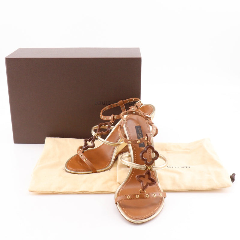 LOUIS VUITTON】ルイ・ヴィトン モノグラムフラワー サンダル