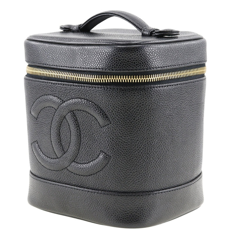 [Chanel] Chanel 
 Bolso de tocador 
 A01998 caviar skin manejo sujetador de tocadoras damas a-rank