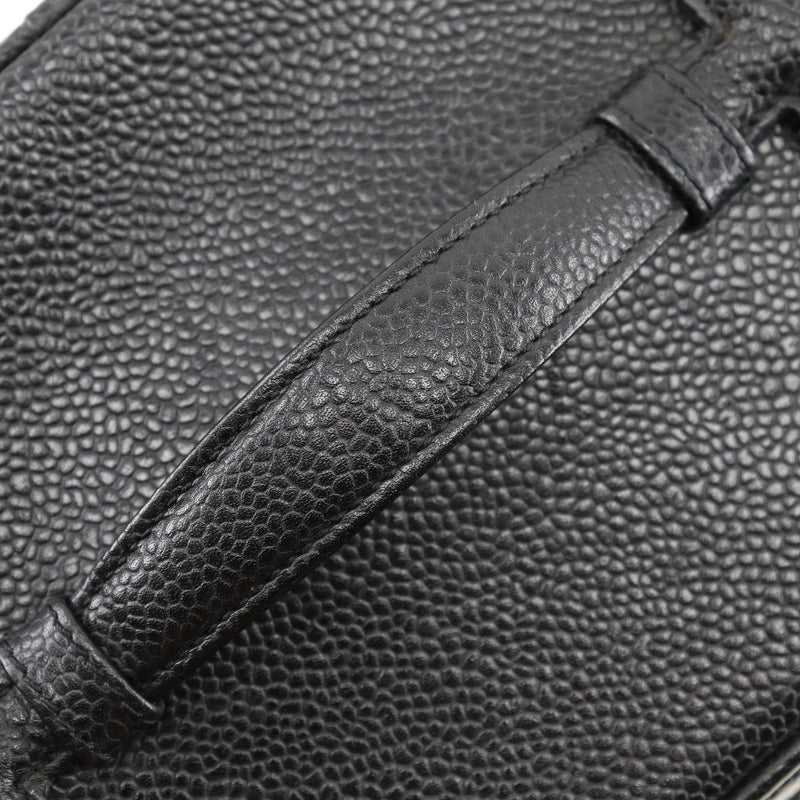 [CHANEL] Chanel 
 Vanity handbag 
 A01998 Caviar Skin Handsage Fastener Vanity Ladies A-Rank