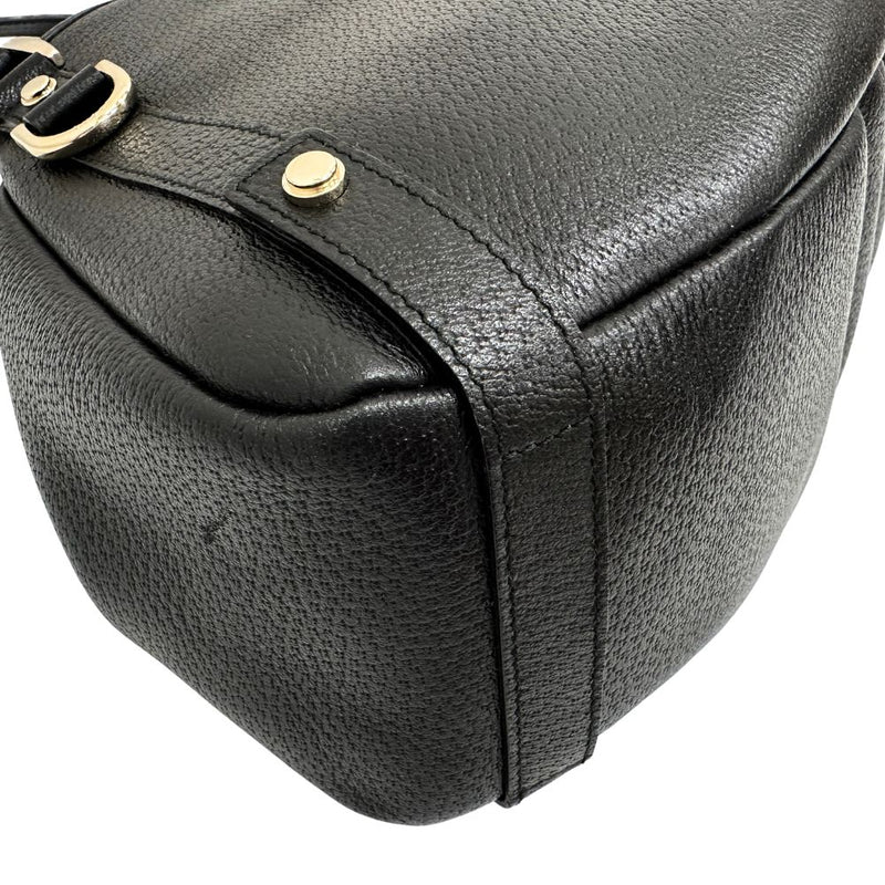 [GUCCI] Gucci 
 tote bag 
 130736 Calf Black Shoulder Handscape A5 Open Ladies A Rank