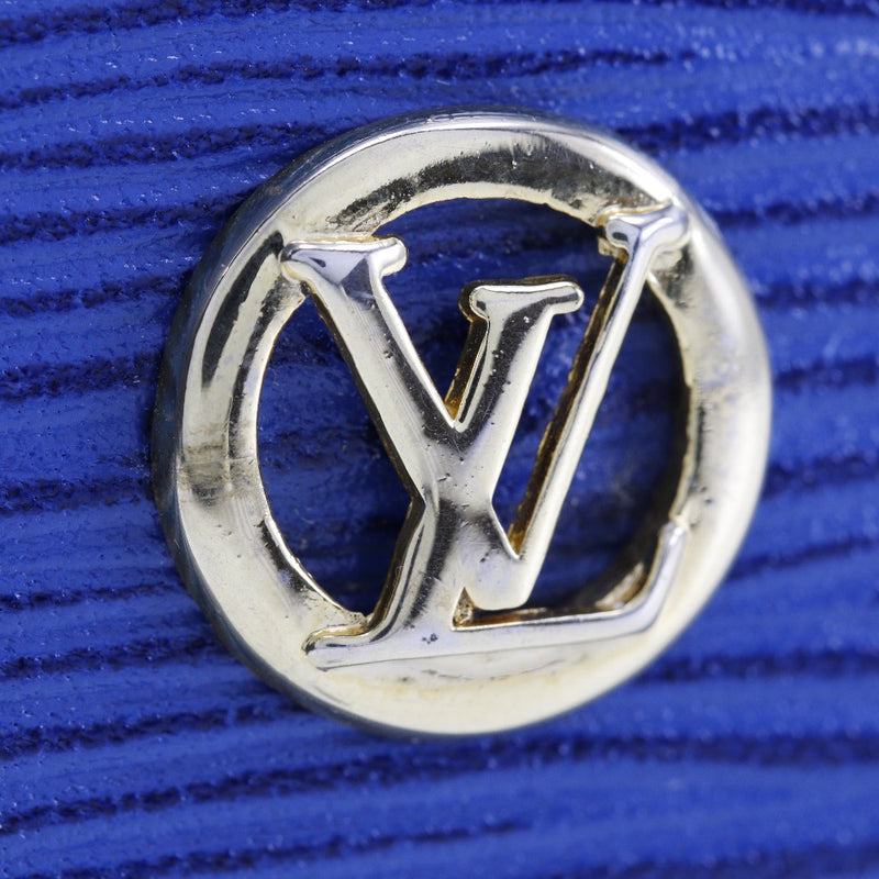 [Louis Vuitton] Louis Vuitton 
 Montenyu 23 segunda bolsa 
 M52655 EPIREATH TOLEDO Azul Blue 871VI Botón Snap grabado Montaigne 23 Ladies A-Rank