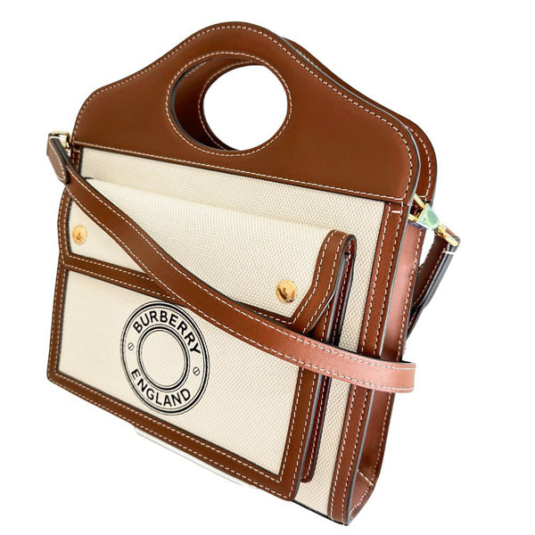 【BURBERRY】バーバリー ポケットバッグ ハンドバッグ
