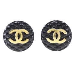 [CHANEL] Chanel 
 Cocomark earrings 
 Gold plating x plastic about 21g Coco Mark Ladies