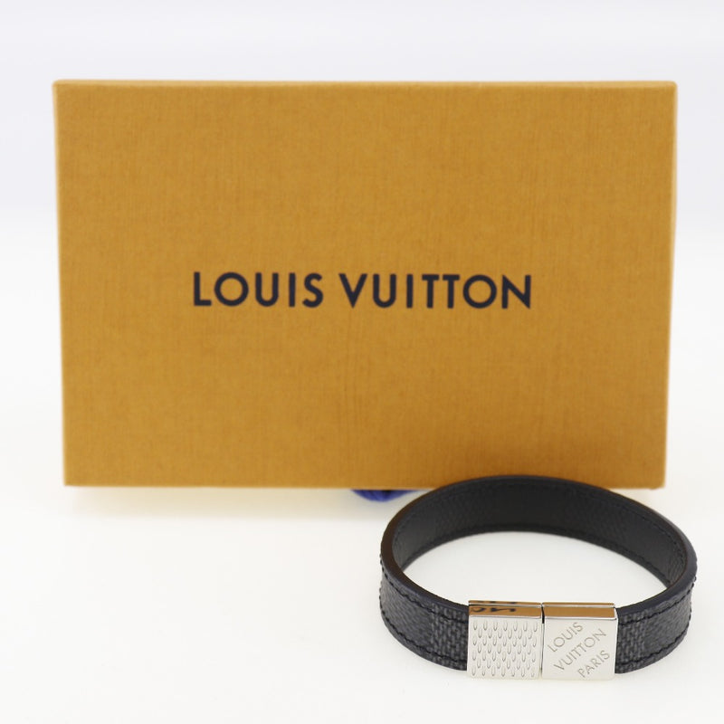 [Louis Vuitton] Louis Vuitton 
 Brazalete de latón 
 M6300D Dami Graphit Canvas BC1126 Sello de aproximadamente 20 g de latón le pluit hombres a+rango