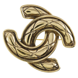 [CHANEL] Chanel 
 Cocomark brooch 
 Gold plating about 37.3g COCO Mark Ladies