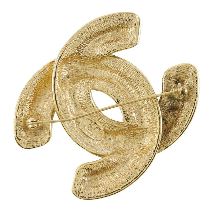 [Chanel] Chanel 
 Broche de cocomar 
 Revestimiento de oro alrededor de 37.3g Coco Mark Ladies