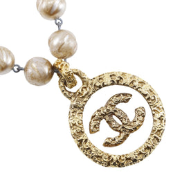 CHANEL】シャネル 溶岩 ネックレス ヴィンテージ 金メッキ×フェイク 