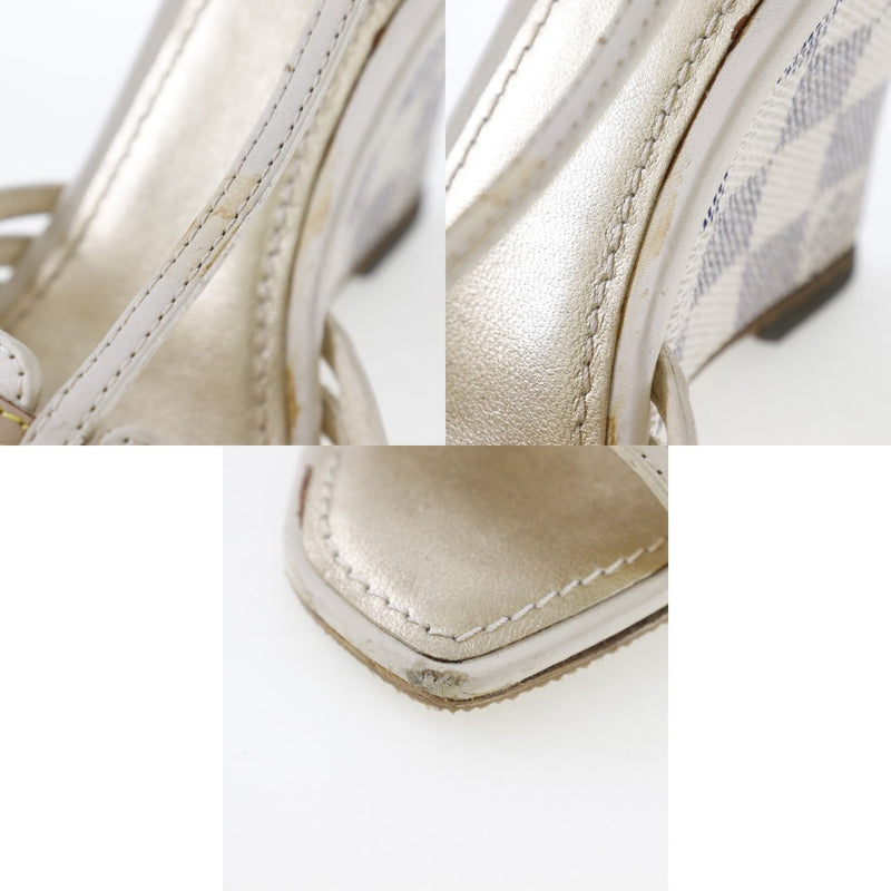 [Louis Vuitton]路易威登 
 凉鞋 
 Damierzur帆布女士