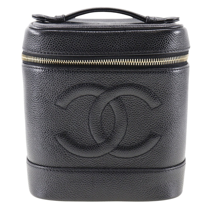 【CHANEL】シャネル
 バニティ ハンドバッグ
 A01998 キャビアスキン 手提げ ファスナー Vanity レディース
