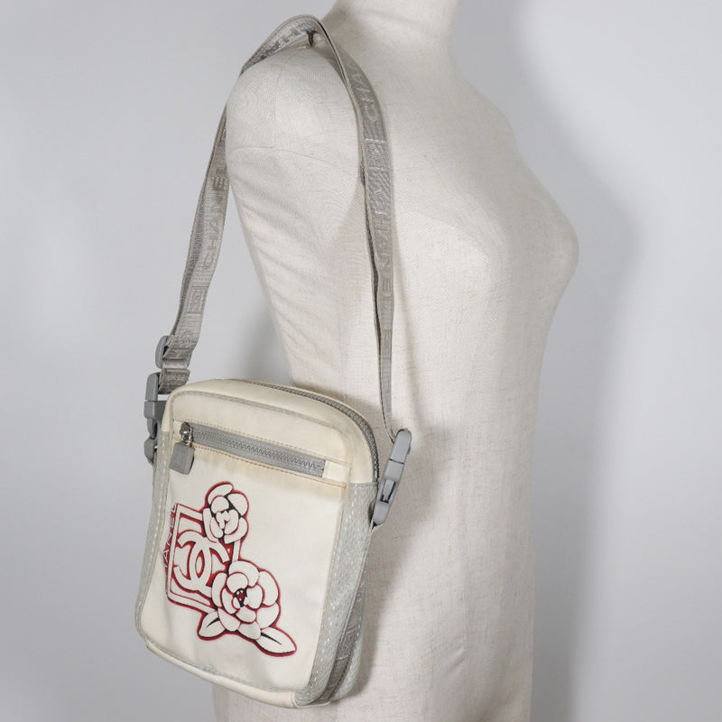 [CHANEL] Chanel 
 Shoulder bag 
 Sports Line Nylon Canvas diagonal shoulder fastener ladies