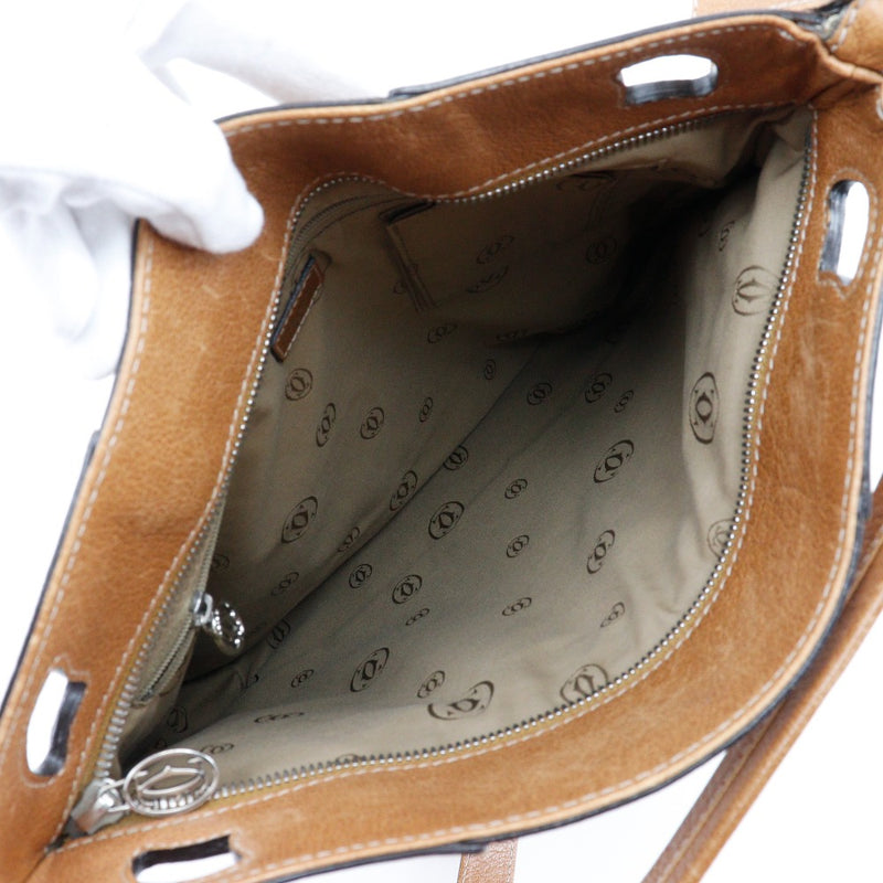 [Cartier] Cartier 
 Handbag 
 Marcello Calf Diagonal Handscape 2WAY A4 Fastener Ladies