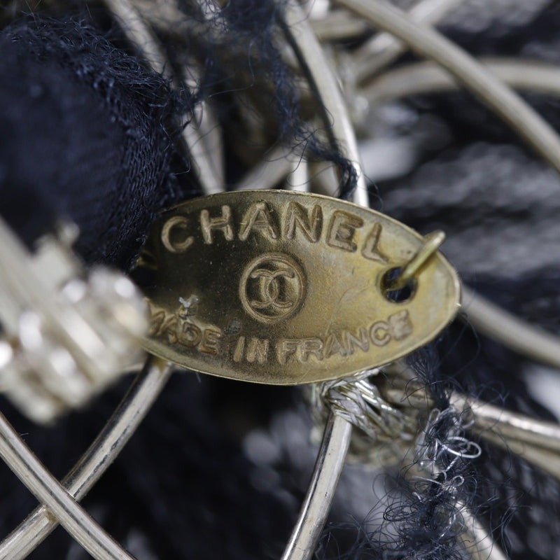 【CHANEL】シャネル
 コサージュ ブローチ
 金属製 約20.8g corsage レディースAランク