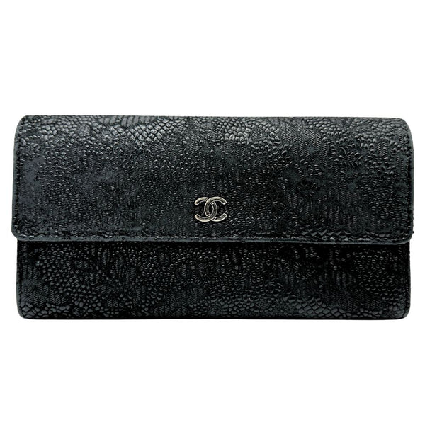 [Chanel] Chanel 
 billetera 
 Botón Gatskin Snap Damas A-Rank