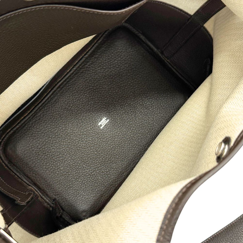 [HERMES] Hermes 
 Picotan GM shoulder bag 
 Amazonia □ F engraved shoulder A4 Snap button Picotan GM Ladies A-Rank