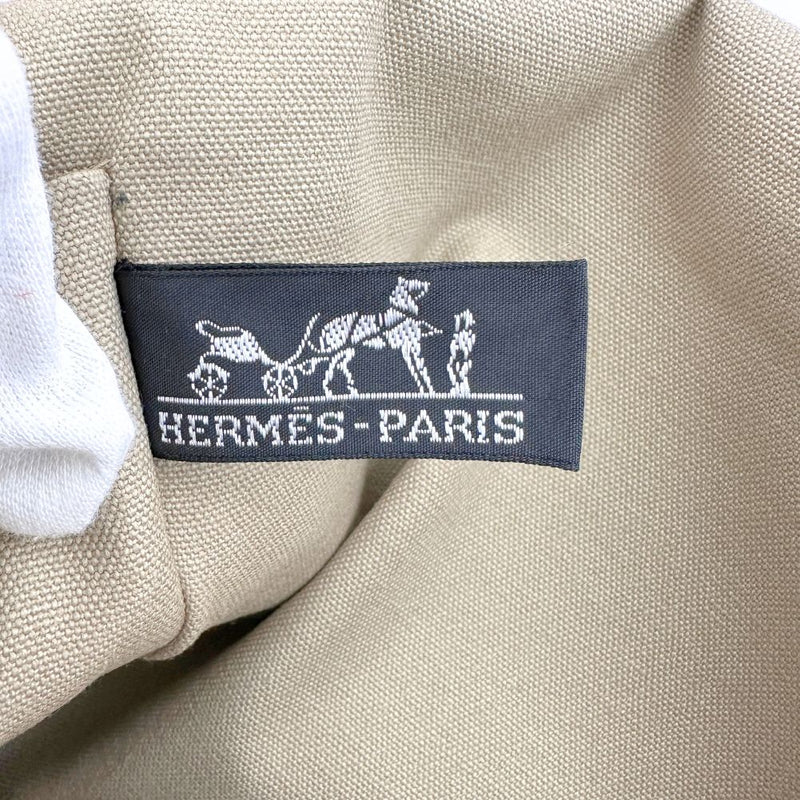 [Hermes] Hermes 
 Bolsa de embrague de tapidocell 
 Algodón lienzo para aleta tapidocel unisex un rango