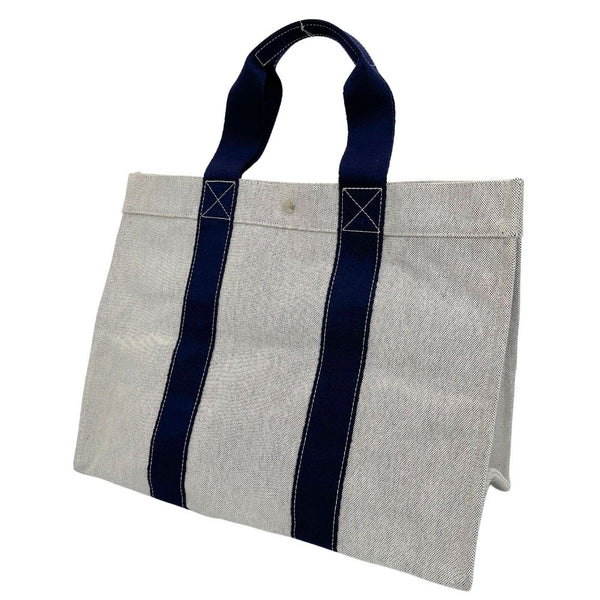 [HERMES] Hermes 
 Bora Bora GM tote bag 
 Cotton Handbag A4 Snap button BORA BORA GM Unisex A Rank