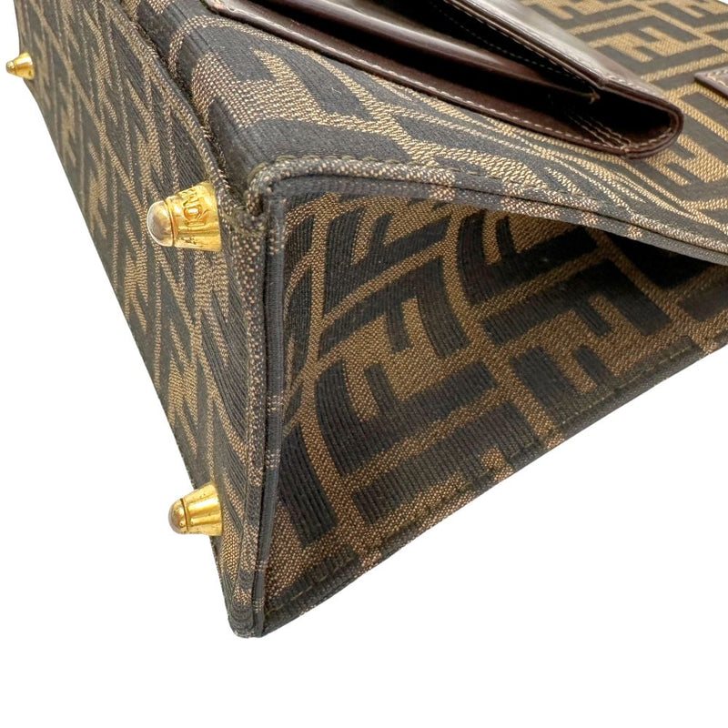 [FENDI] Fendi 
 Handbag 
 Canvas handbag A5 magnet type ladies